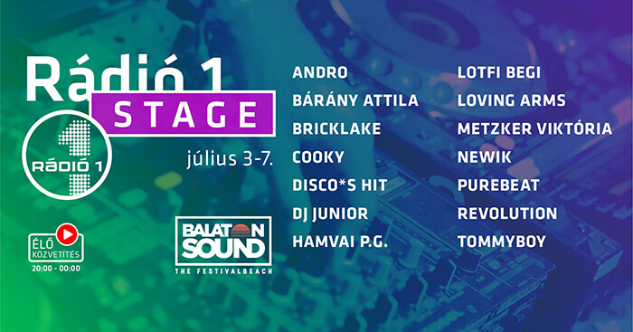 Balaton Sound Rádió 1 Stage Live
